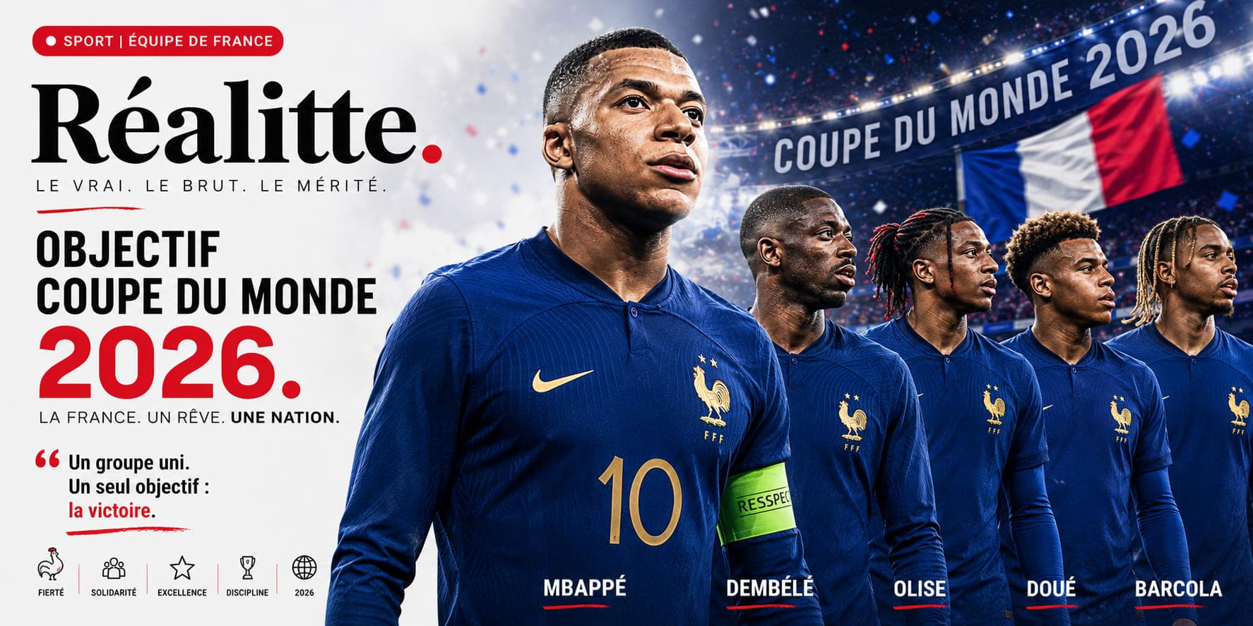 demain l equipe de france qui joue son 3 eme match contre la norbege de herding haland la star norvegienne de machester city ! mbappe 3 eme coupe du monde et toujour fenomenal ! et une penser pour didier dechant car sa mere est deceder guy stephan son adjoint qui sera le selectioneur demain ! toute l equipe de realitte lui souhaite les condoleances ! tous deriere les bleux